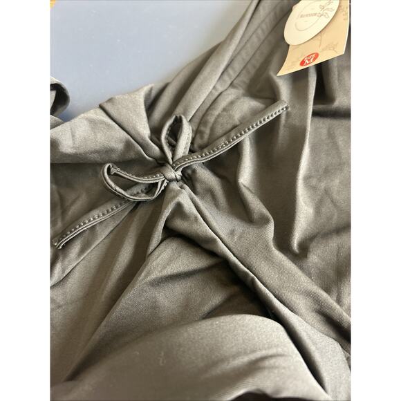 ELLYDOOR Women Ballroom Latin Dance Skirt Ruffle Hem Asymmetric High Low, Medium - Picture 10 of 14